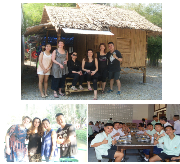 Images of Ms. Iqbal & Project Members from Thailand